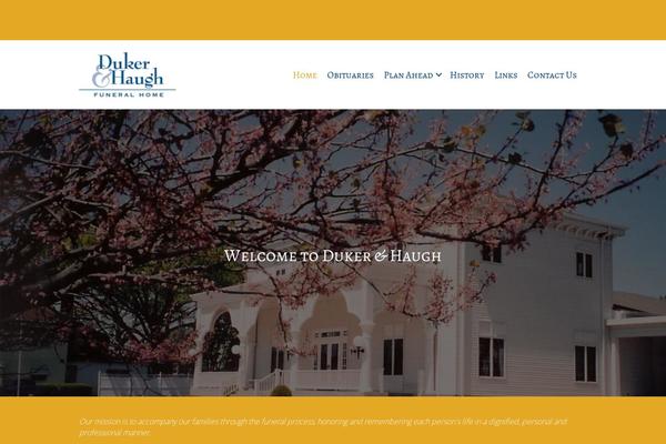 WordPress website example screenshot