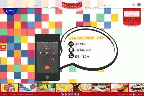 dulcis.com.pt site used Tema-dulcis