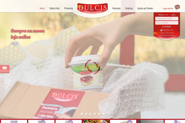 dulcis.pt site used Tema-dulcis