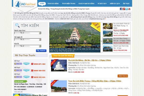 dulichdanang.net site used Danang