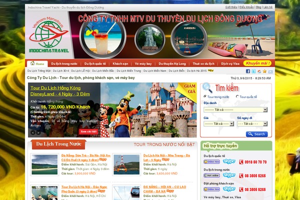 dulichdongduong.com site used Dulich5chau