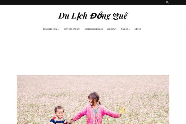 Blossom Mommy Blog theme site design template sample