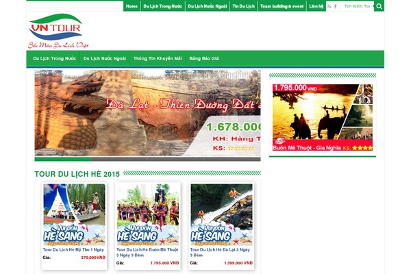 WordPress website example screenshot