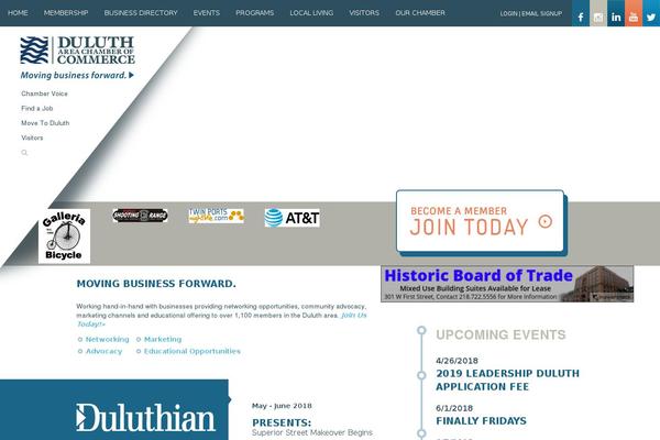 duluthchamber.com site used Duluthchamber