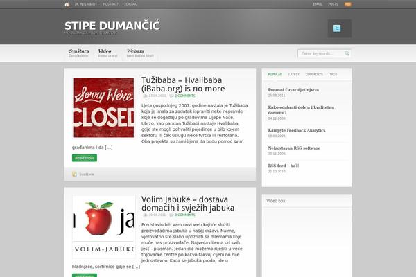 dumancic.org site used Headlines-new