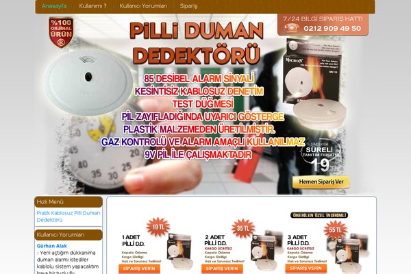 dumandedektoru.org site used Duman