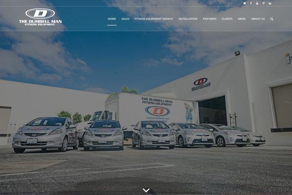 Enfold theme site design template sample
