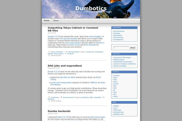 dumbotics.com site used Enterpriseup