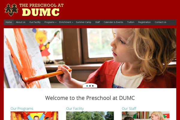 Tempera theme site design template sample