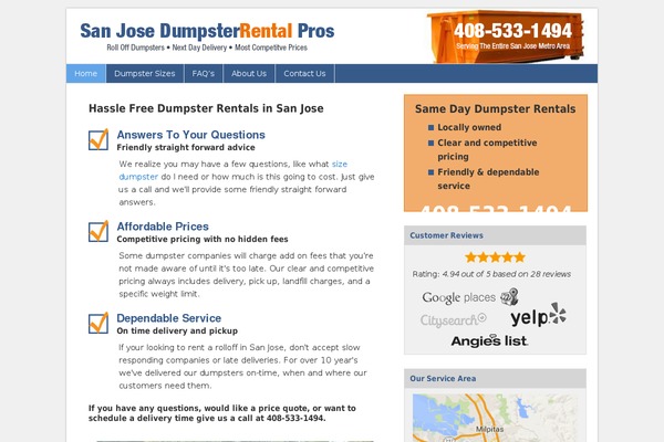 dumpsterrentalsanjoseca.net site used Jux2genesis