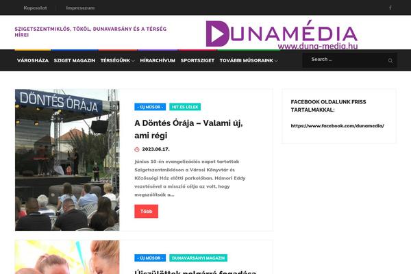 duna-media.hu site used Magazinews-pro