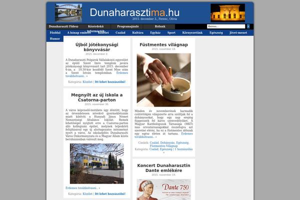 dunaharasztima.hu site used Blog-circle