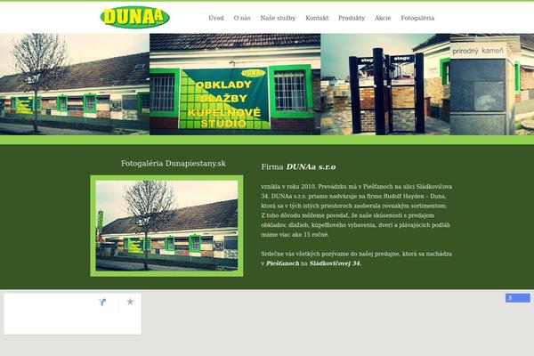 dunapiestany.sk site used Duna