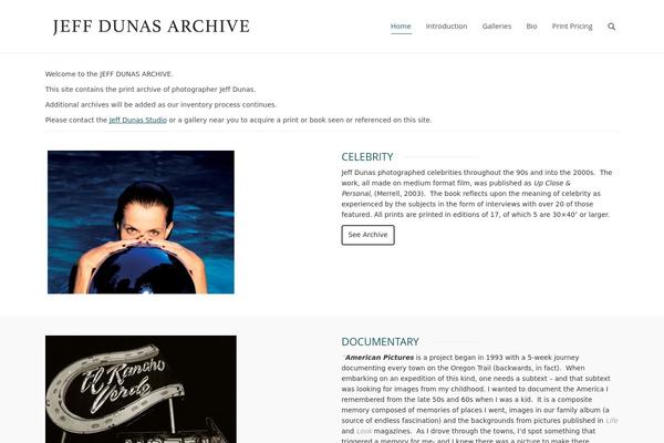 The7 theme site design template sample