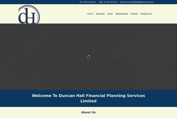 Salient theme site design template sample