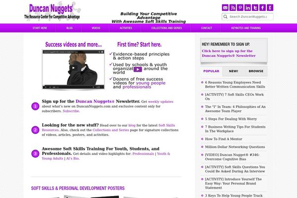 duncannuggets.com site used Duncan