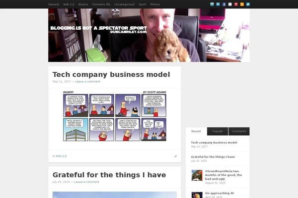 Twenty Seventeen theme site design template sample
