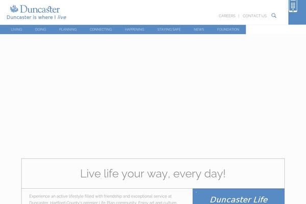 duncaster.org site used Duncaster