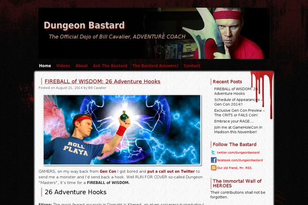 dungeonbastard.com site used Zombie Apocalypse