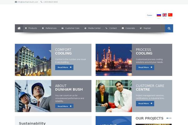 dunham-bush.com site used Dunhambush