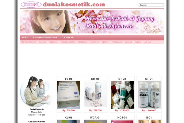 duniakosmetik.biz site used Duniakosmetik