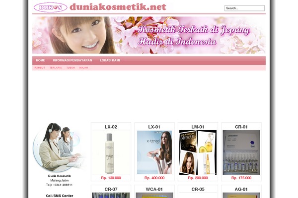 duniakosmetik.net site used Duniakosmetik