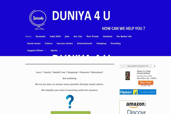 WordPress website example screenshot