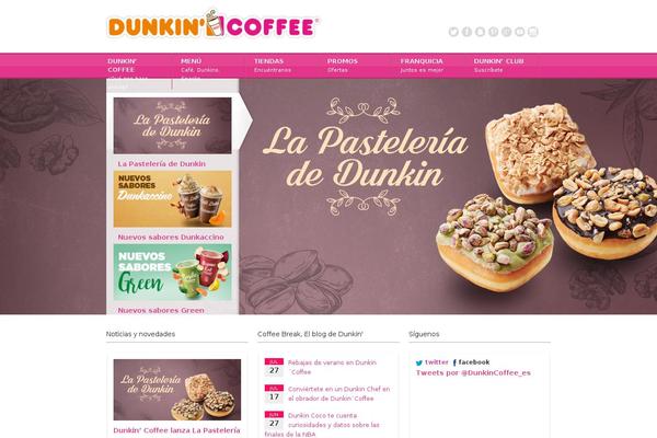 dunkin WordPress theme, websites list used dunkin theme dunkin theme websites examples