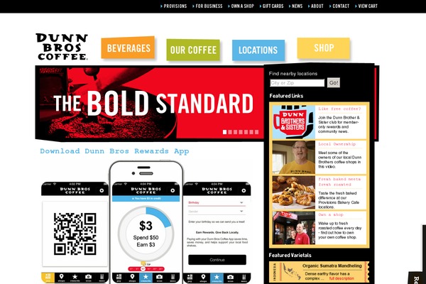 dunnbros.com site used Dunnbrothers
