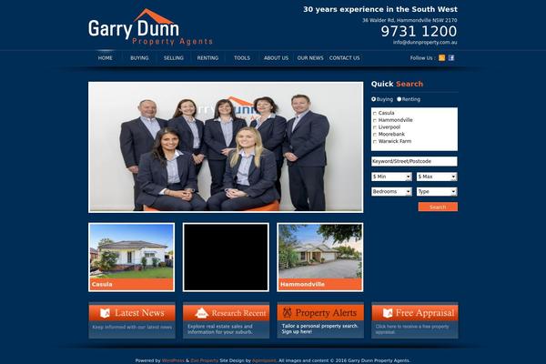 dunnproperty.com.au site used Garrydunn