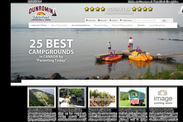 dunromincampground.ca site used Dunromin