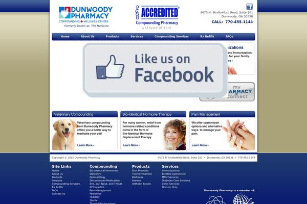 dunwoodypharmacy.com site used Dunwoody