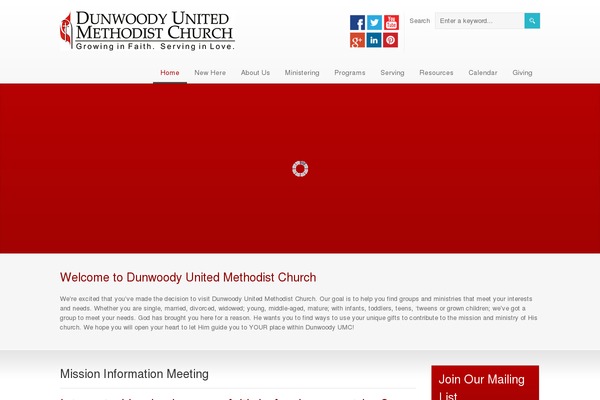 dunwoodyumc.org site used Dumc