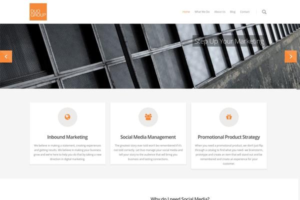 Salient theme site design template sample