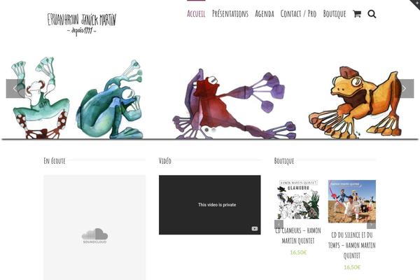 WordPress website example screenshot
