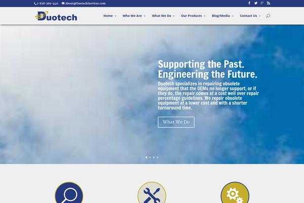 WordPress website example screenshot