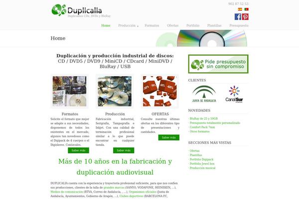 WordPress website example screenshot