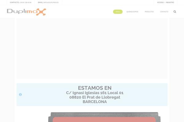 duplimax.es site used Exzo-child