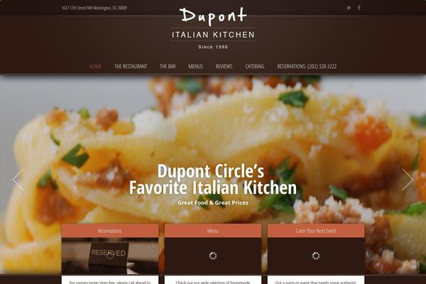 Linguini theme site design template sample