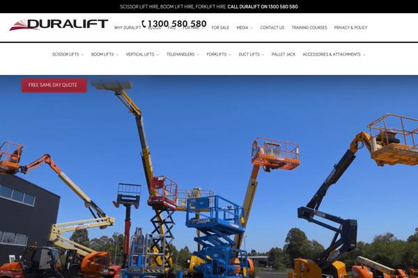 duralift.com.au site used Duralift