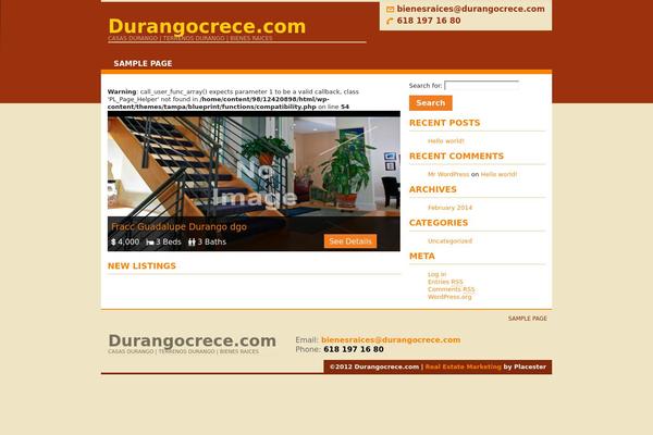 durangocrece.com site used Tampa