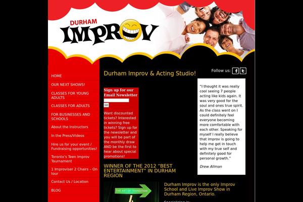 durhamimprov.com site used Improv