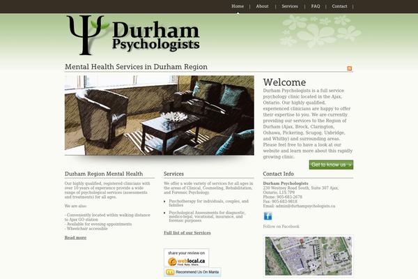 durhampsychologists.ca site used Durpsy