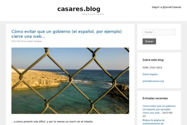 WordPress website example screenshot