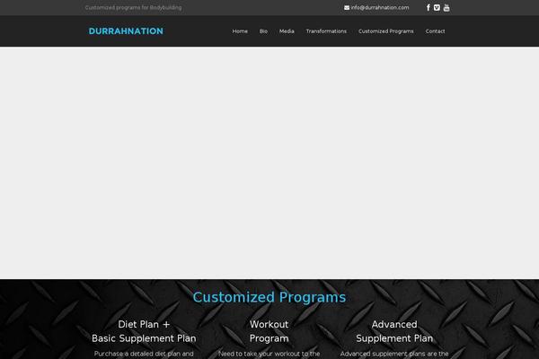 durrahnation.com site used Fitness GYM