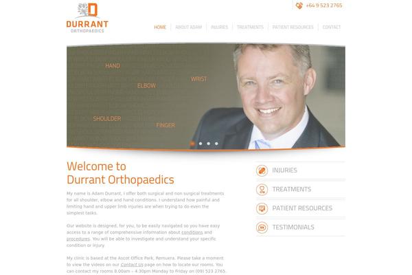 durrantortho.co.nz site used Adroit