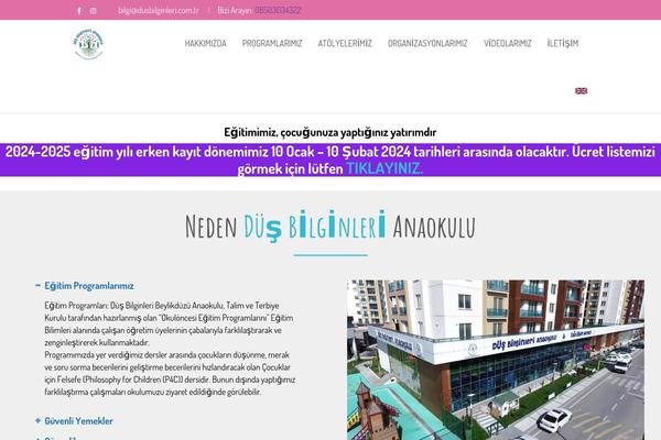 dusbilginleri.com.tr site used Wp-kindergarten