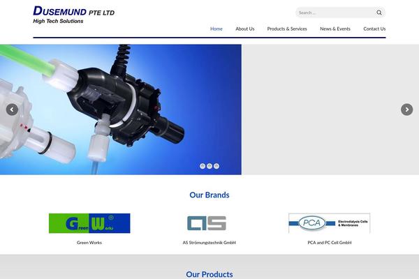 dusemund.com site used Twenty Thirteen