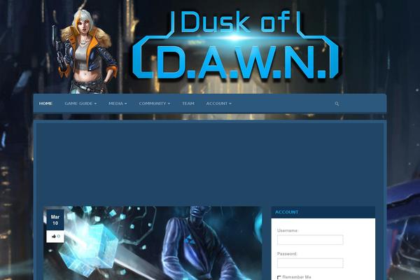 duskofdawn.com site used Oblivion