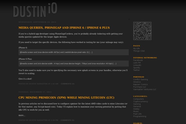 dustin.io site used Dustin.io